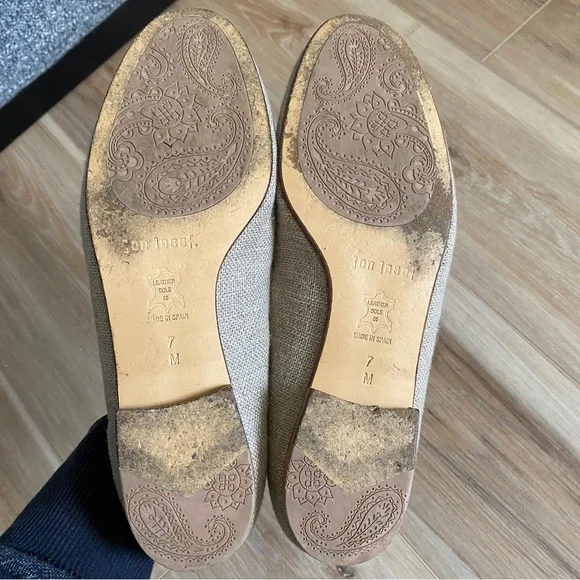 Jon Josef Womens Skulls Beige fabric Loafer Flats - Picture 4 of 6